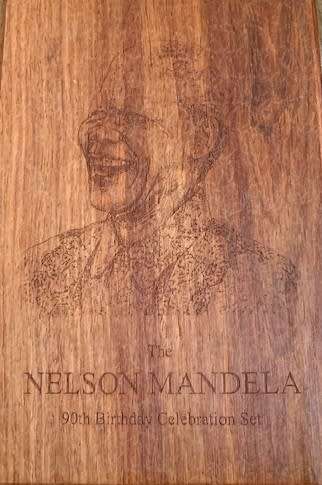 2008 Mandela 90 year Father of the nation box only  Fits a R5 , 1/2oz coin