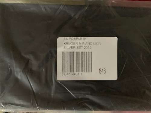 2019 Proof Silver Krugerrand 1oz Lion Privy and Big 5 Lion Five Rand coin set SOLD OUT at SA MInt!