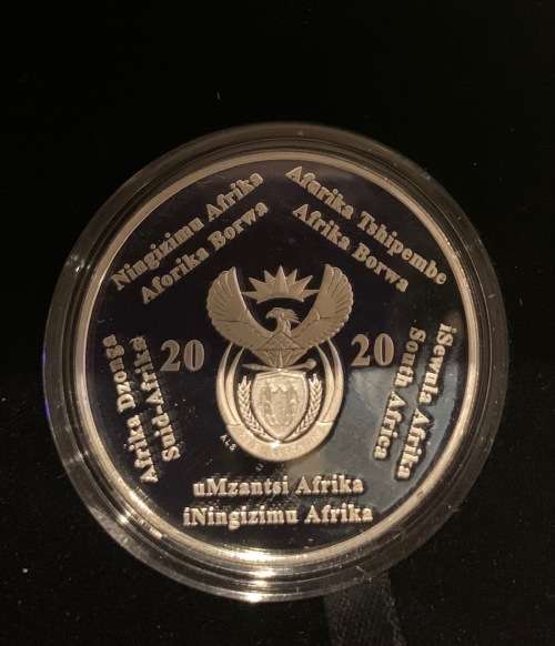 Factory sealed 2020 Proof R2 Silver 1oz coin Retinal South African Inventions Series only 171