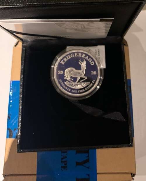 2020 Proof Silver Krugerrand 1oz Coin South Africa