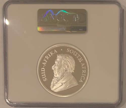 PERFECT 2021 Proof 2oz Silver Krugerrand NGC graded PF70 First Releases