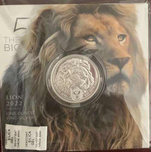 2022 Lion R5 Brilliant Uncirculated 1oz Coin Big 5 Series II South Africa