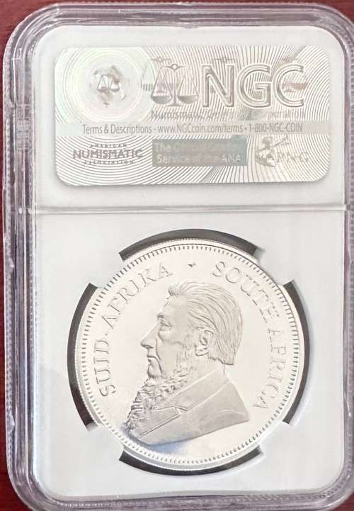FINEST KNOWN 2017 Proof Silver 1oz Krugerrand NGC graded PF70 Ultra Cameo - RARE