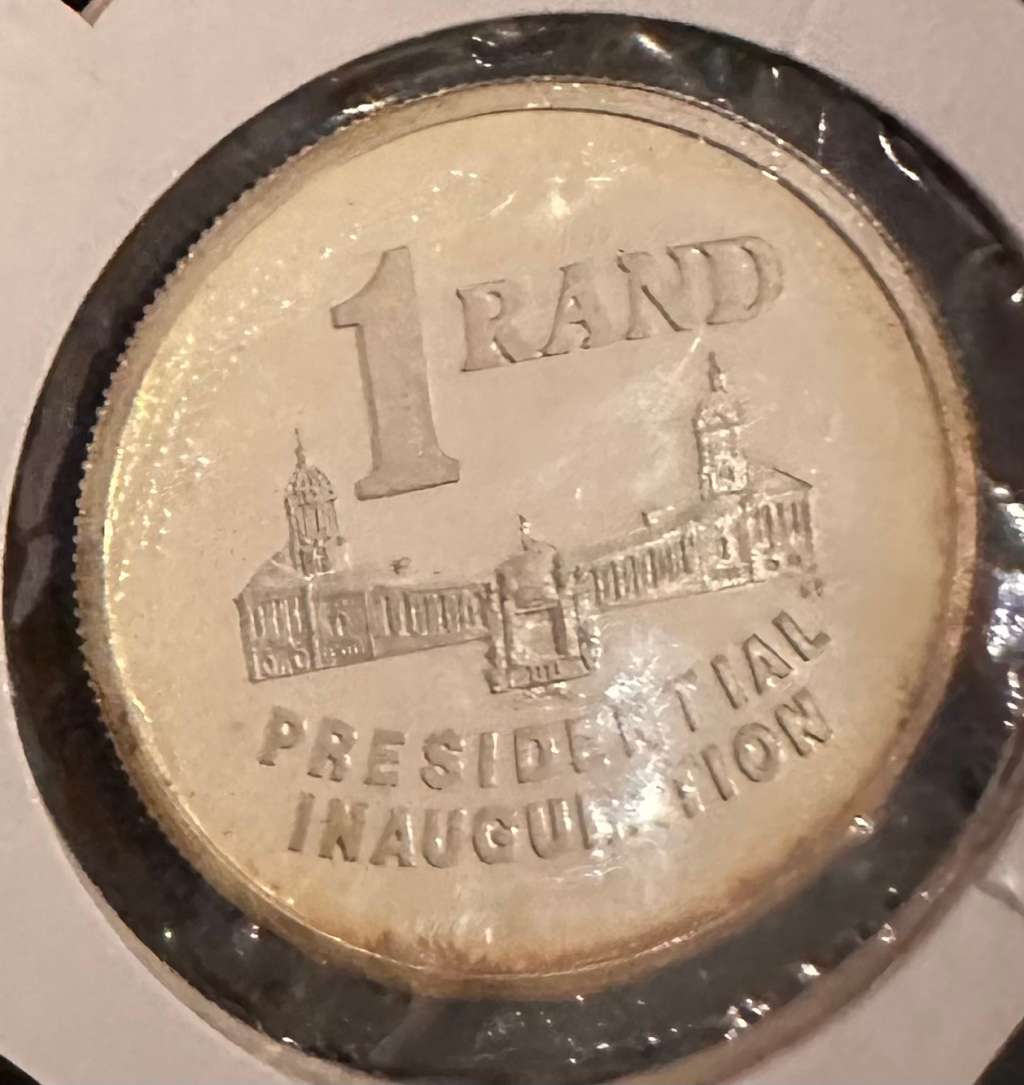 Proof 1994 Presidential Inauguration R1 Silver coin