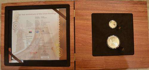SEALED 2013 Union Building coin set including proof R2 , Silver Crown and stamps, only 700