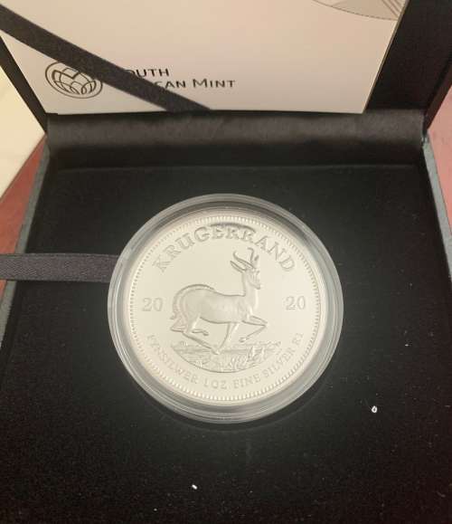 2020 Proof Silver Krugerrand 1oz Coin South Africa