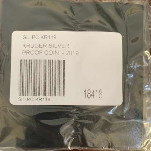 2019 Proof Silver Krugerrand 1oz Coin