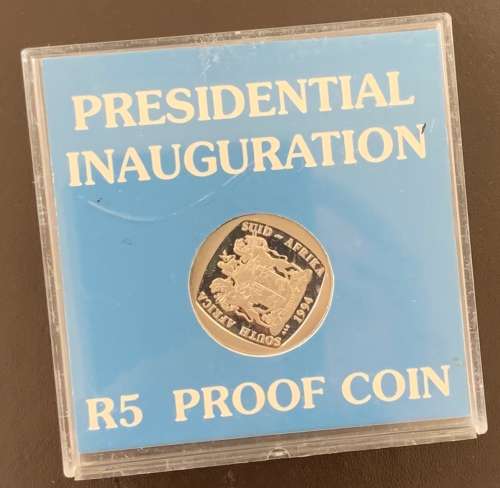 1994 Presidential Inauguration Proof R5 In Perspex Holder