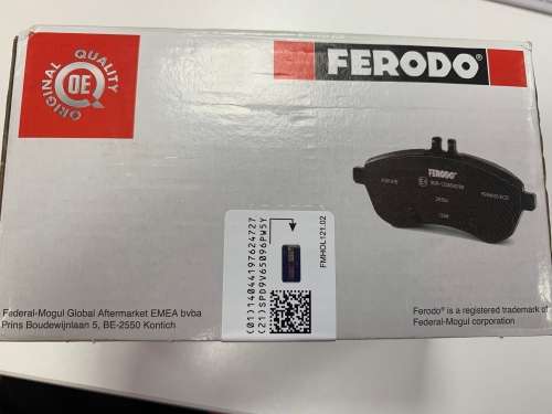Ferodo Front Axle Brake Pads For Mercedes original New And Sealed FDB4055