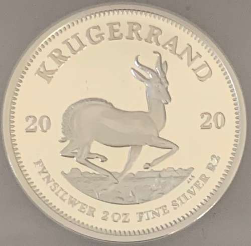 2020 PROOF Silver Krugerrand 2oz Coin Sealed In Original Packaging Sold Out At SA mint