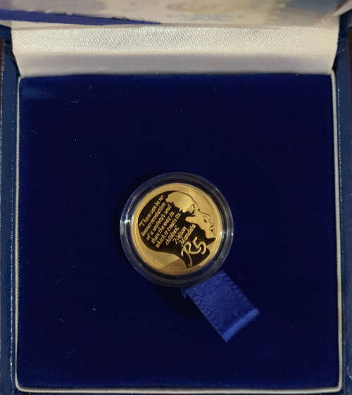 2013 Life Of legend Mandela 1/10th Gold Coin 24ct Protea Series