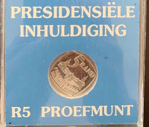 1994 Presidential Inauguration Proof R5 In Perspex Holder