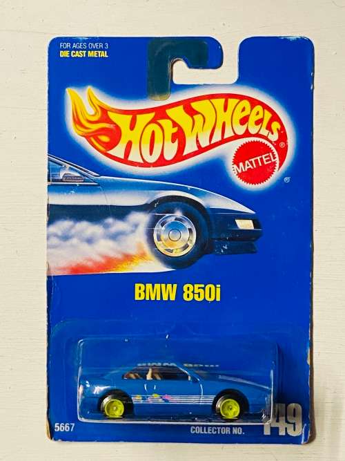 Hot Wheels BMW 850I Green Wheels