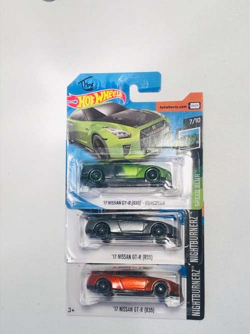 Hot Wheels Nissan GTR-35 Lot Of 3
