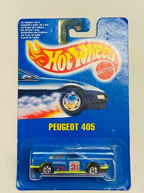 Hot Wheels Peugot 405 Black Wall