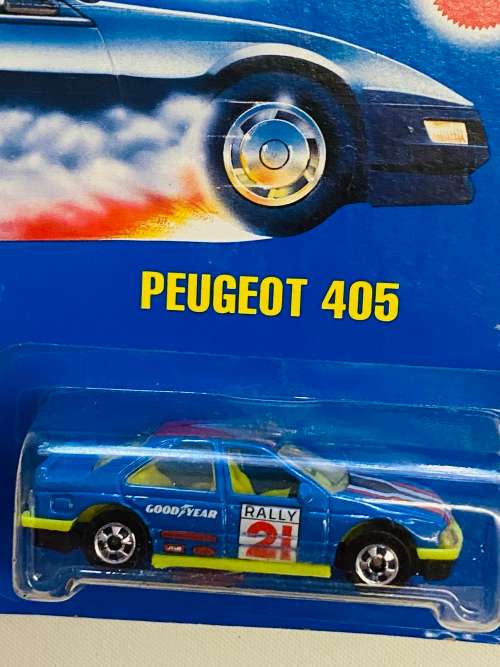 Hot Wheels Peugot 405 Black Wall