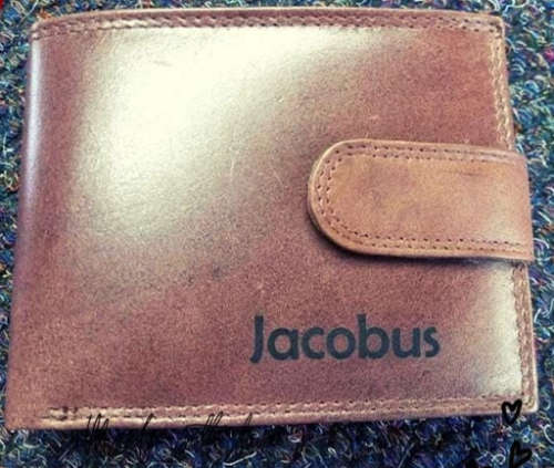 Personalised Leather Wallet