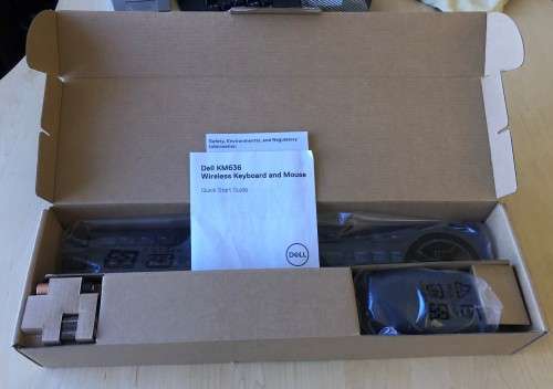 DELL KM 636 Wireless Keyboard and mouse combo - Brand new