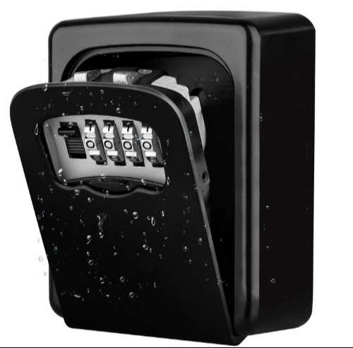 Combination Key Safe Box-black