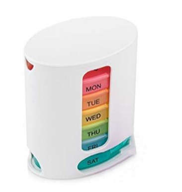 Pill Pro Organizer-Whitegrey