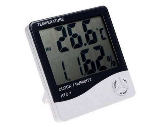 Temperature Humidity Meter And Clock