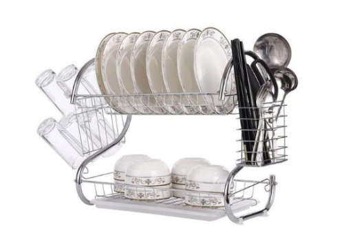 2-Tier Dish Drying Rack