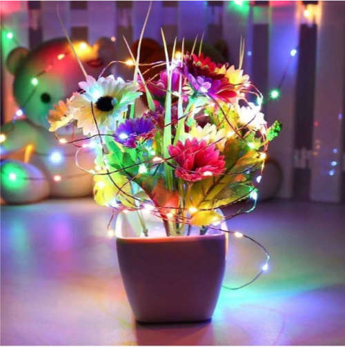 20m Led Outdoor Solar copper String Fairy Light 200led - Multicolor