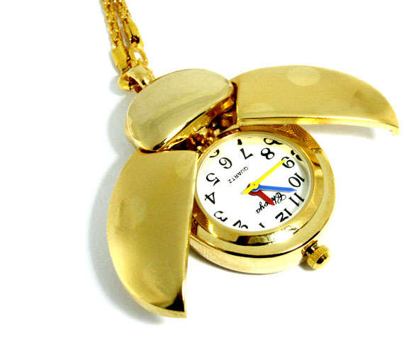 ***VALENTINE SPECIAL*** LADYBUG LOCKET WATCH NECKLACE