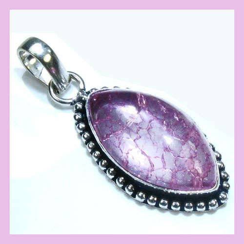 ***925 Sterling Silver***SNAKE SKIN QUARTZ PENDANT