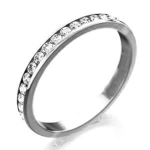 2.37 ctw  Simulated Diamonds Eternity Band - Size 8