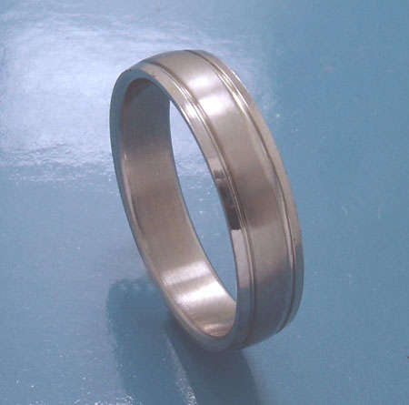 6 mm Stainless Steel Promise Ring/Band Size 8