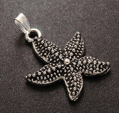 ***5 Pcs Offer ***Tibetan Silver***LUCKY STARFISH CHARM / PENDANT