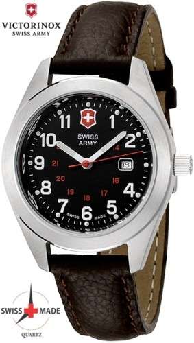 New - 241084 Swiss Army Watch Womens Victorinox Leather Date