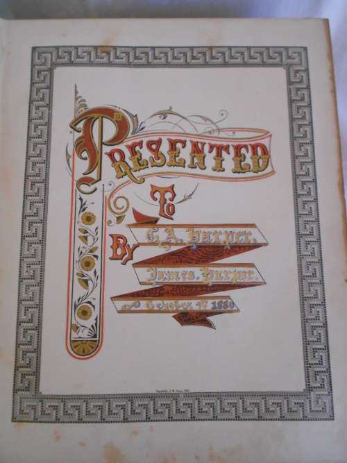 Antique Family Bible (1870's) : Leather-bound Featuring Harper and Rippon Families