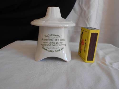 Rare, Vintage Grimwades "Perfection" Pie Funnel : Great Condition