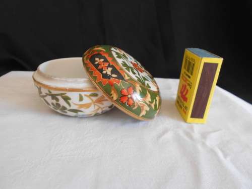 Beautiful Vintage 7 piece, Gilt Edged, Floral Dressing Table Set : Great Condition