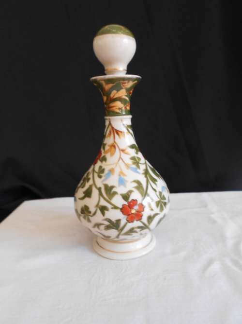 Beautiful Vintage 7 piece, Gilt Edged, Floral Dressing Table Set : Great Condition