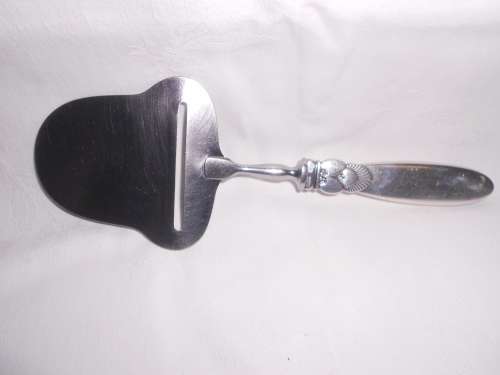 Vintage George Jensen, Danish Sterling Silver-Handled Cheese Slice - Great Condition