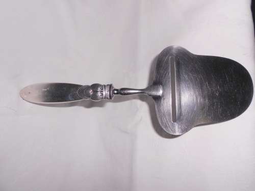 Vintage George Jensen, Danish Sterling Silver-Handled Cheese Slice - Great Condition