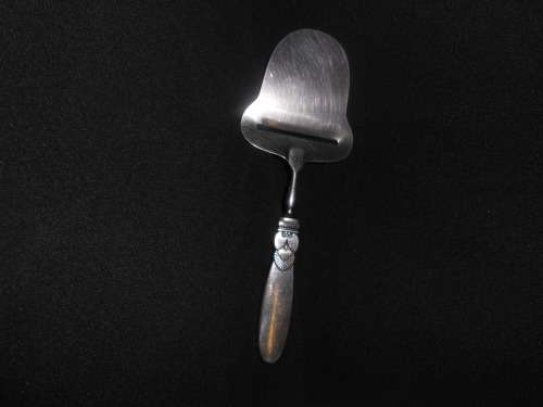 Vintage George Jensen, Danish Sterling Silver-Handled Cheese Slice - Great Condition
