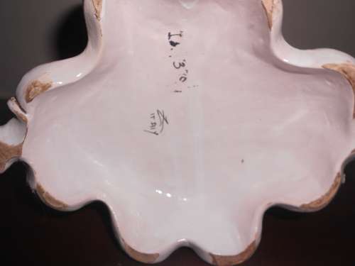 Beautiful, Large, Vintage Capodimonte Vase : Country Scene