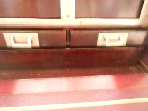 Rare, Antique, Victorian, Rosewood Writing Slope/Desktop Stationery Cabinet