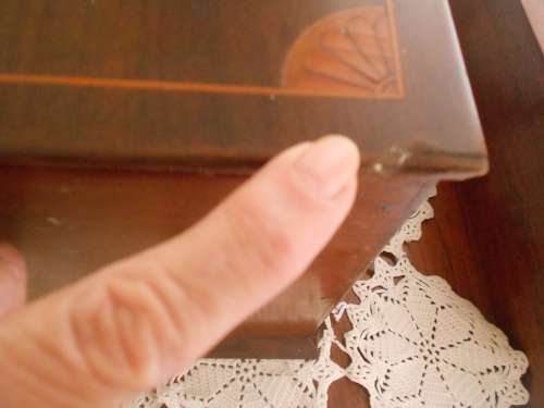 Rare, Antique, Victorian, Rosewood Writing Slope/Desktop Stationery Cabinet