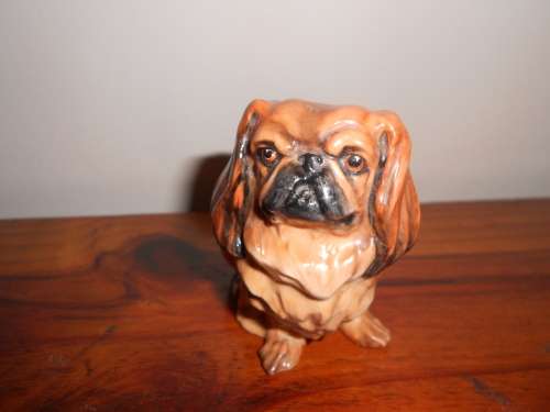 PRICE REDUCED! Vintage Royal Doulton, SEATED Pekinese Dog "Biddee of Ifield" HN 1040K