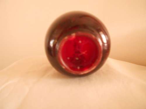 Lovely Royal Doulton "Flambe" Specimen/Cabinet vase with country scene : Hard to find