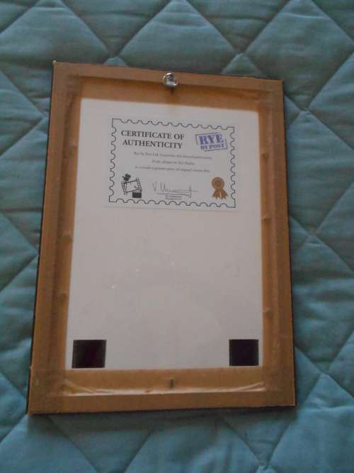 FABULOUS Framed ELVIS, Ltd Ed 29/500, original film cells, Rye By Post, 6 Large Elvis Fridge Magnets