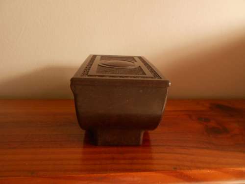 Very Unusual Vintage Art Deco (c1930) Hinged Bakelite Teofani Cigarette Box, VG Condition