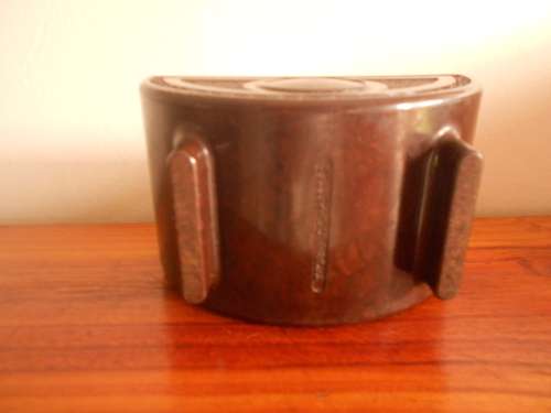 Very Unusual Vintage Art Deco (c1930) Hinged Bakelite Teofani Cigarette Box, VG Condition