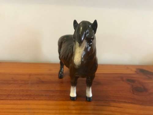 Rare Vintage Royal Doulton (England) SHETLAND PONY (Brown) : Excellent Condition