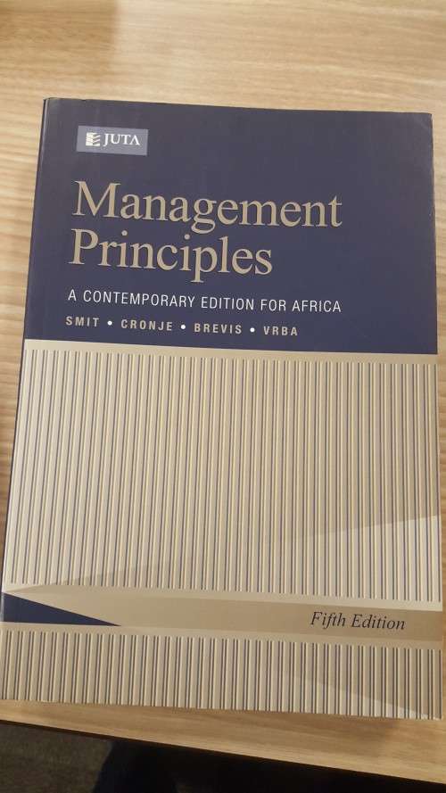 Management Principles - Fifth Edition